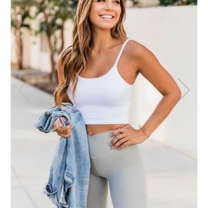 Pink Lily - Let’s Seize the Day top (white)- medium